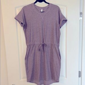Casual Purple T-Shirt Dress